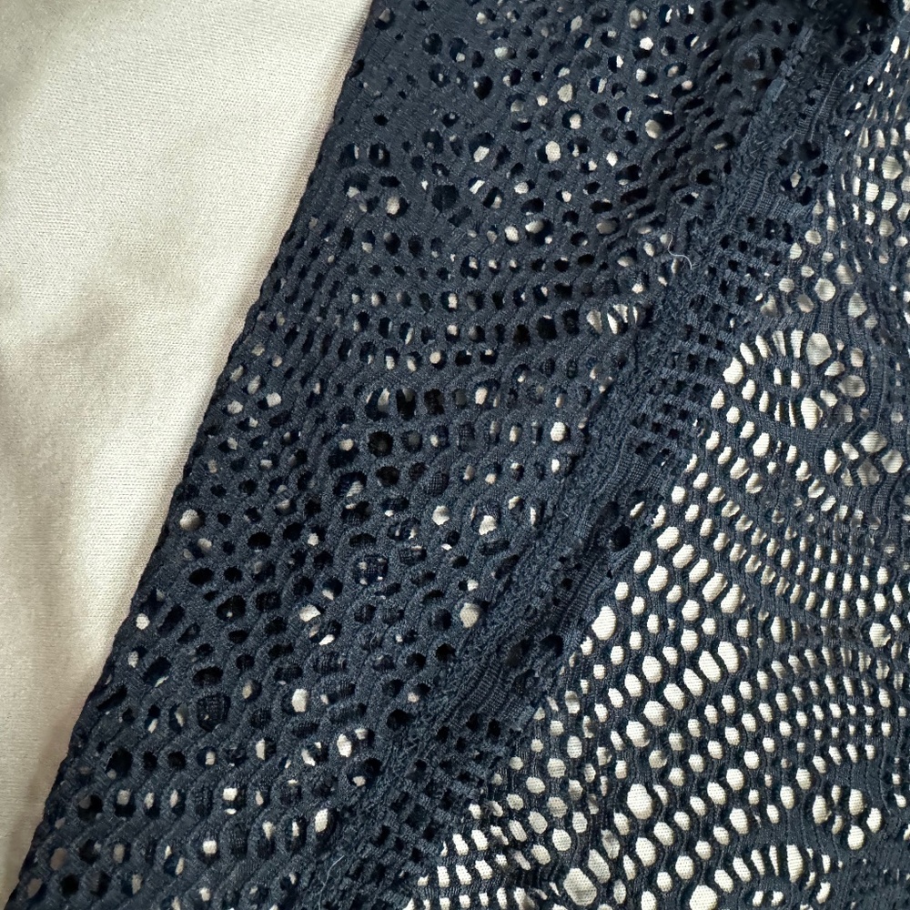 Emma & Michele Black Lined Lace Dress - Picture 8 of 10